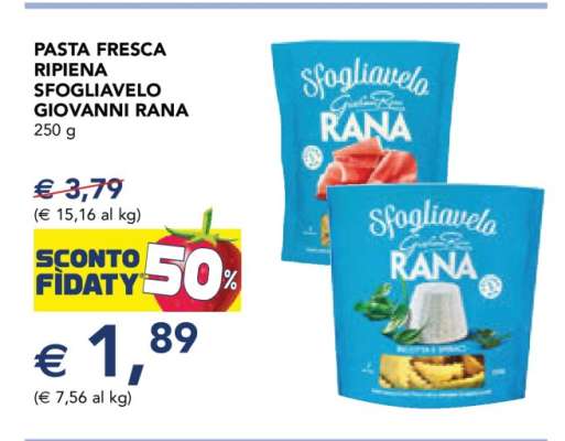 Pasta Fresca Ripiena Sfogliavelo Giovanni Rana