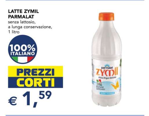 Latte Zymil Parmalat