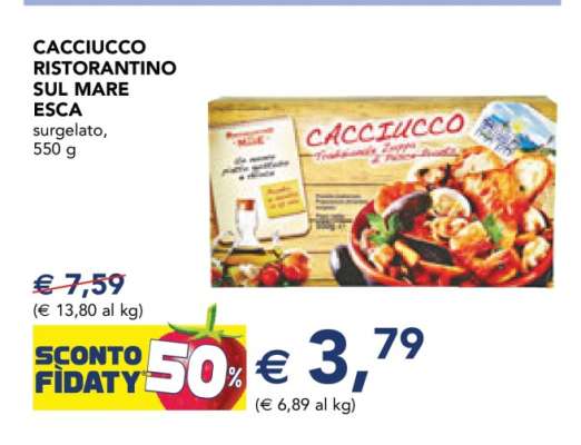 CACCIUCCO RISTORANTINO SUL MARE ESCA