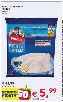Filetti di Platessa Findus