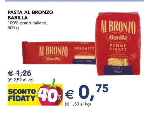 PASTA AL BRONZO BARILLA