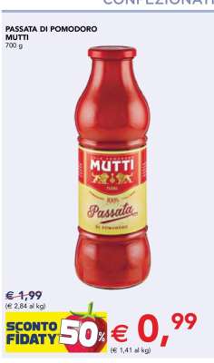 PASSATA DI POMODORO MUTTI