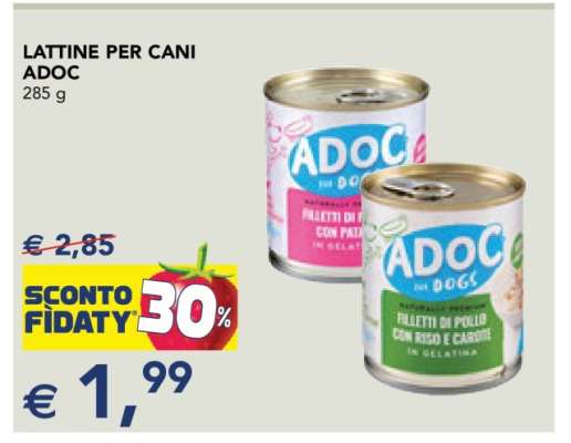 Lattine per Cani ADOC