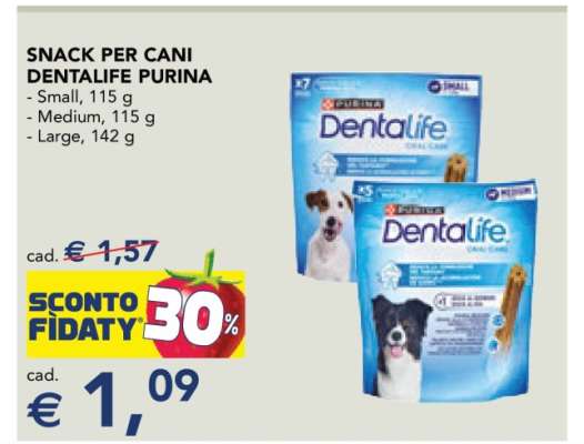 Snack per Cani Dentalife Purina