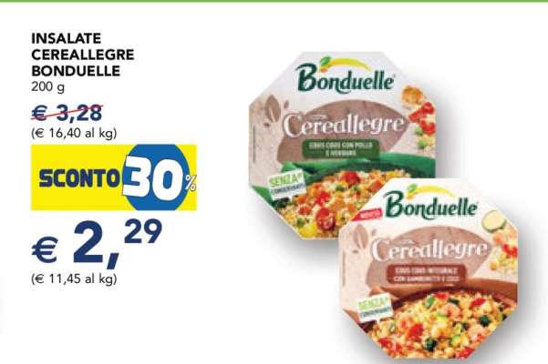 INSALATE CEREALLEGRE BONDUELLE