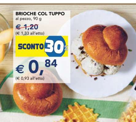 BRIOCHE COL TUPPO