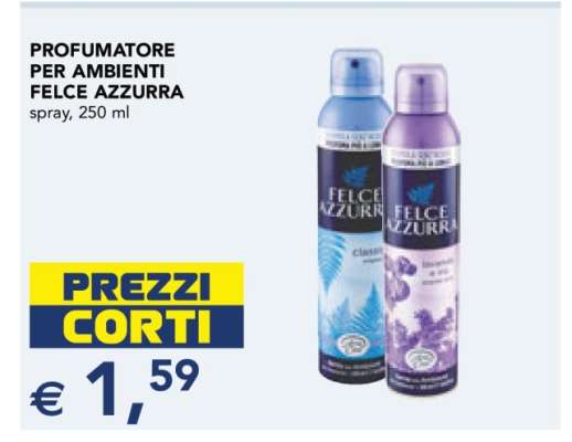 PROFUMATORE PER AMBIENTI FELCE AZZURRA