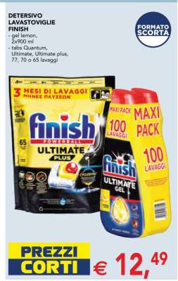 DETERSIVO LAVASTOVIGLIE FINISH