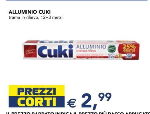 ALLUMINIO CUKI