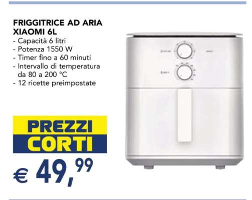 FRIGGITRICE AD ARIA XIAOMI 6L