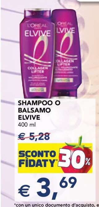 Shampoo o Balsamo Elvive