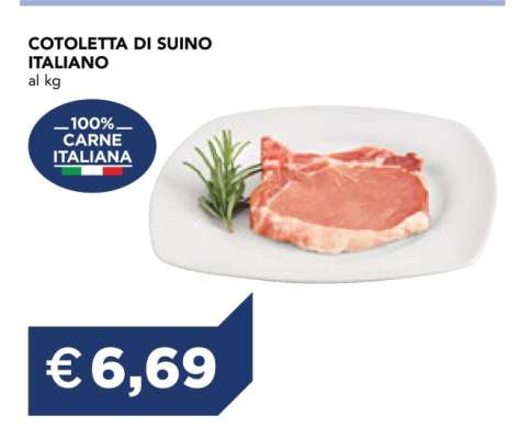 COTOLETTA DI SUINO ITALIANO