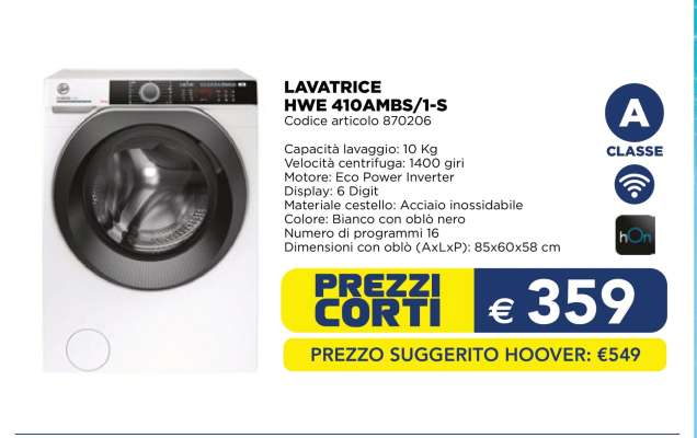 LAVATRICE HWE 410AMBS/1-S