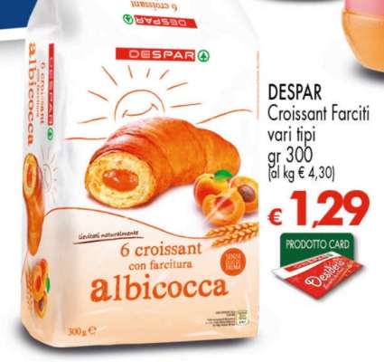 DESPAR Croissant Farciti vari tipi