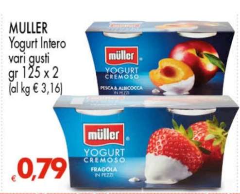 MULLER Yogurt Intero vari gusti