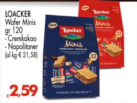 LOACKER Wafer Minis