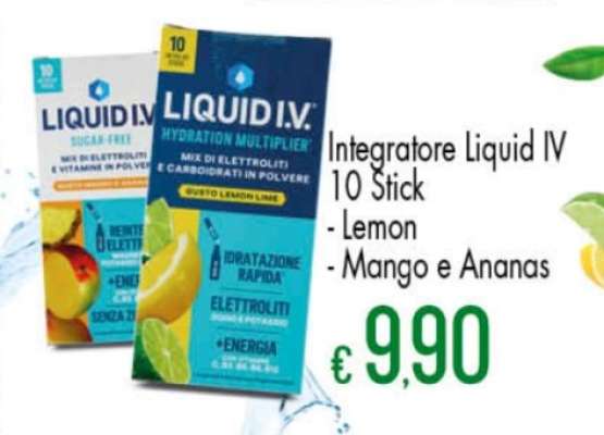Integratore Liquid IV 10 Stick
