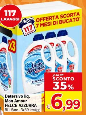 Detersivo liq. Mon Amour