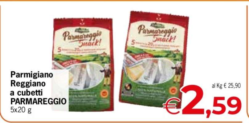 Parmigiano Reggiano a cubetti PARMAREGGIO