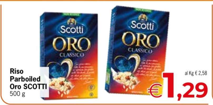 Riso Parboiled Oro SCOTTI