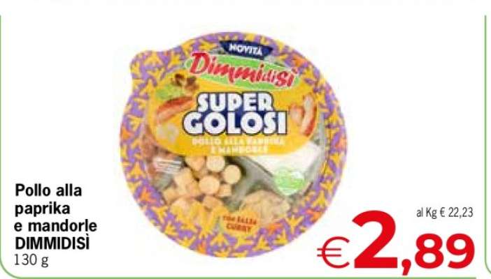 Pollo alla paprika e mandorle DIMMIDISI