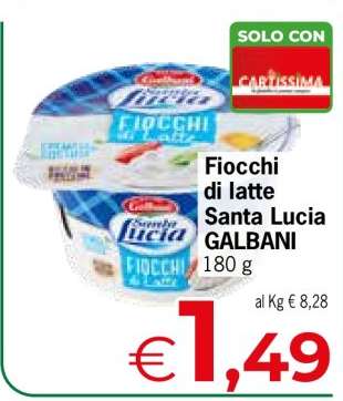 Fiocchi di latte Santa Lucia GALBANI