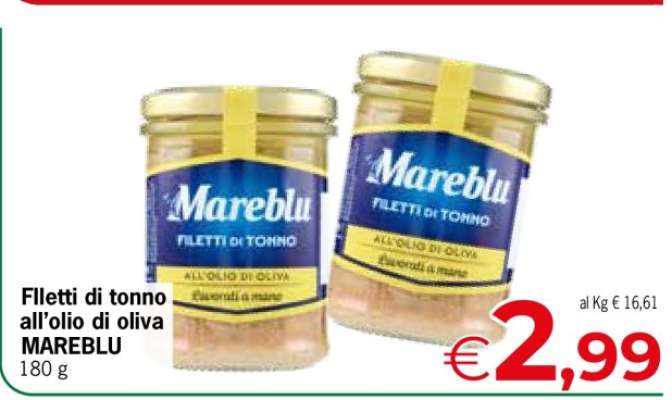 Filetti di tonno all’olio di oliva