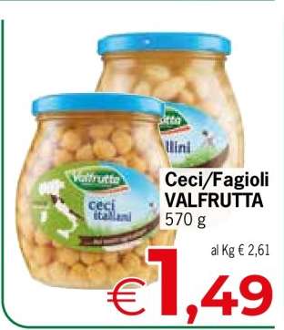 Ceci, Fagioli Valfrutta