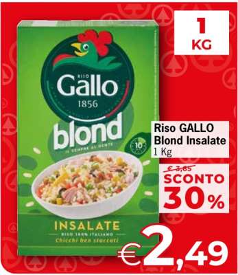 RISO GALLO BLOND INSALATE