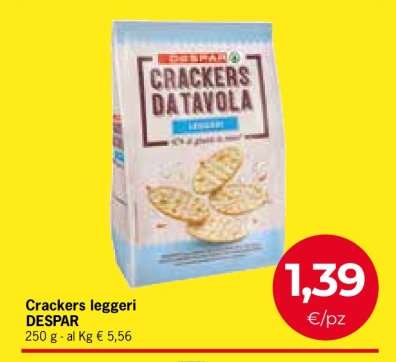 Crackers leggeri