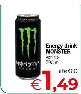 ENERGY DRINK MONSTER