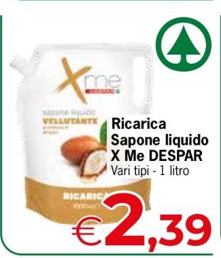 Ricarica Sapone liquido X Me DESPAR