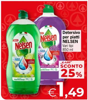 Detersivo per piatti Nelsen