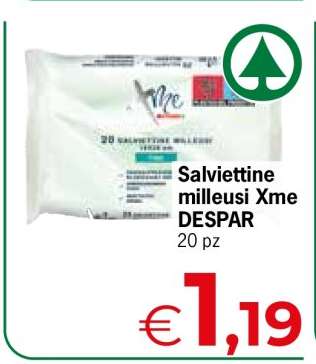 Salviettine milleusi Xme DESPAR