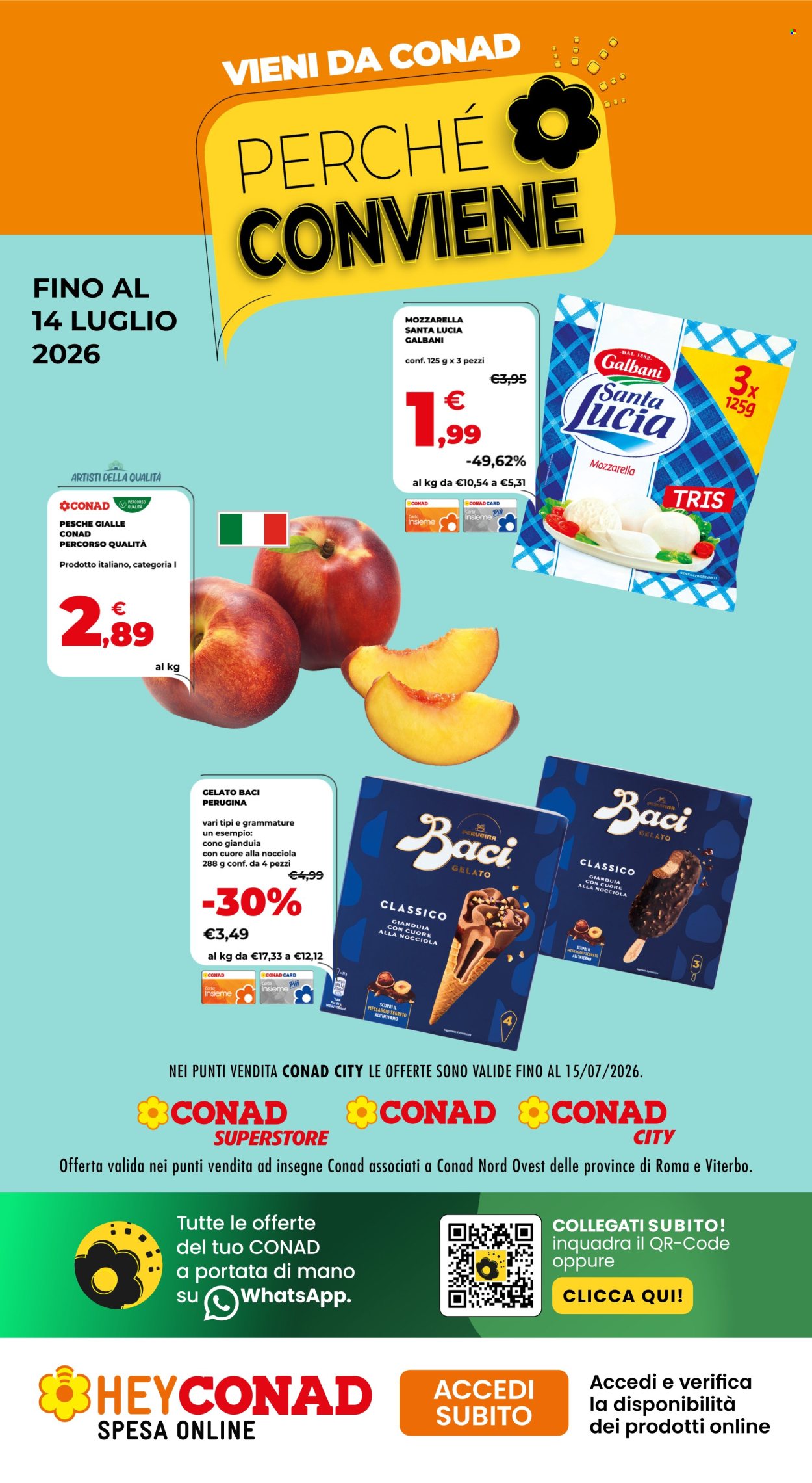Volantino Conad - 1/7/2026 - 14/7/2026. Pagina 1
