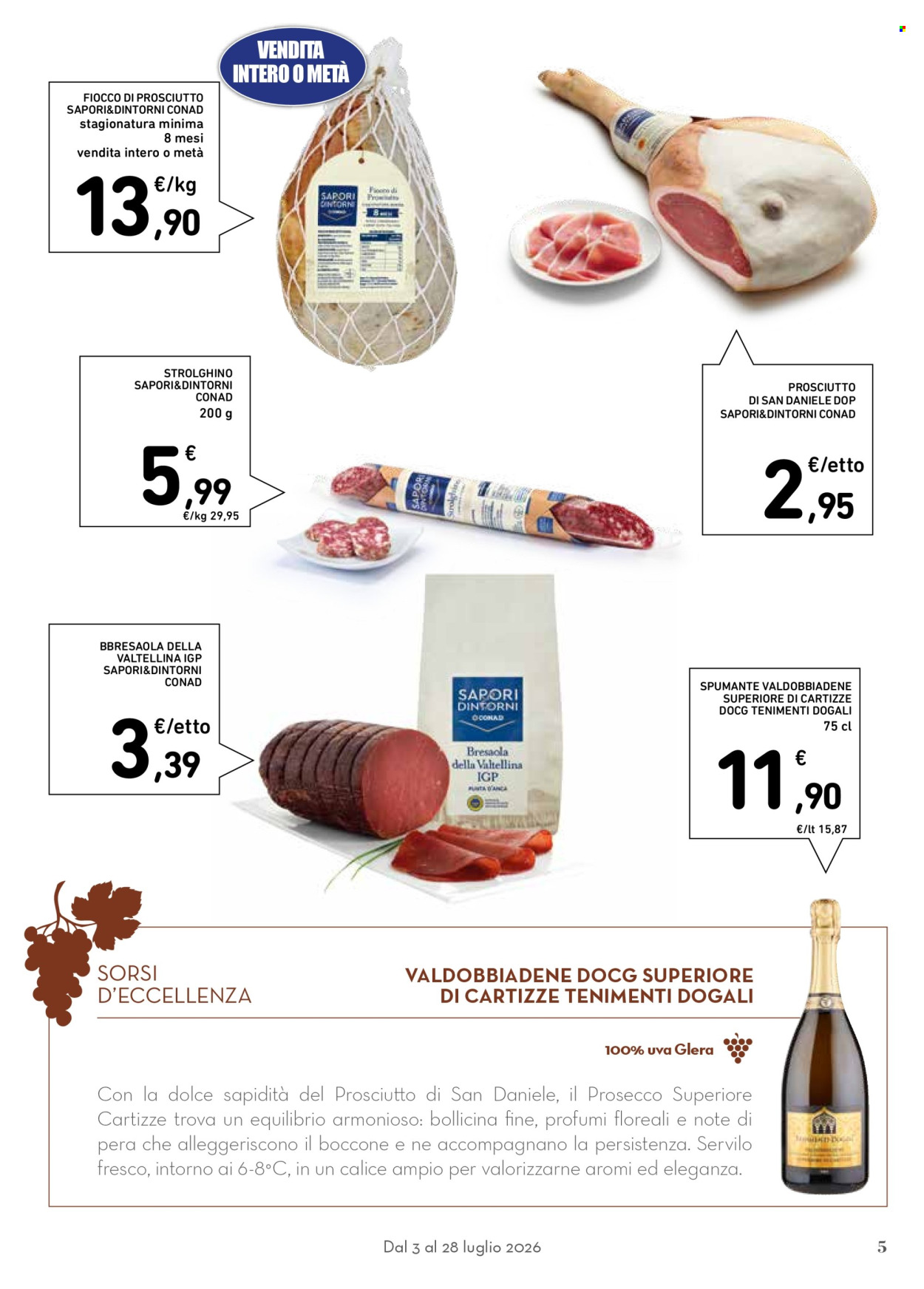 Volantino Conad - 3/7/2026 - 28/7/2026. Pagina 5