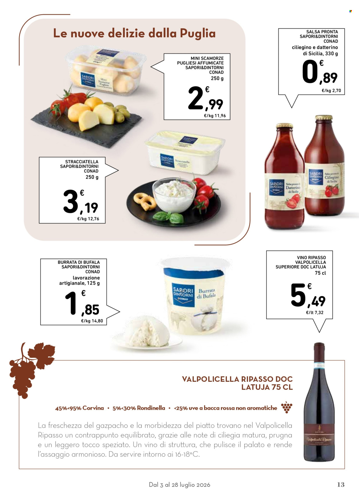 Volantino Conad - 3/7/2026 - 28/7/2026. Pagina 13