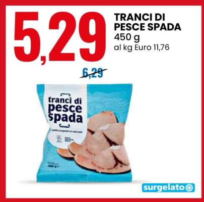 Tranci di Pesce Spada