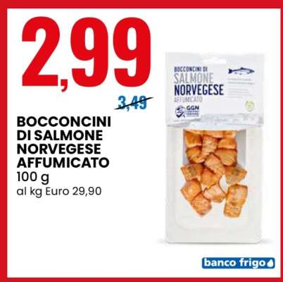 BOCCONCINI DI SALMONE NORVEGESE AFFUMICATO