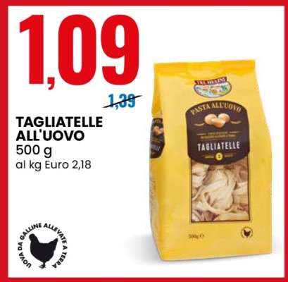 TAGLIATELLE ALL'UOVO