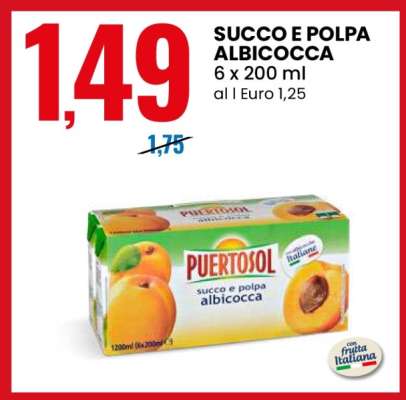 SUCCO E POLPA ALBICOCCA