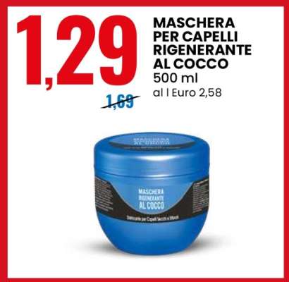MASCHERA PER CAPELLI RIGENERANTE AL COCCO