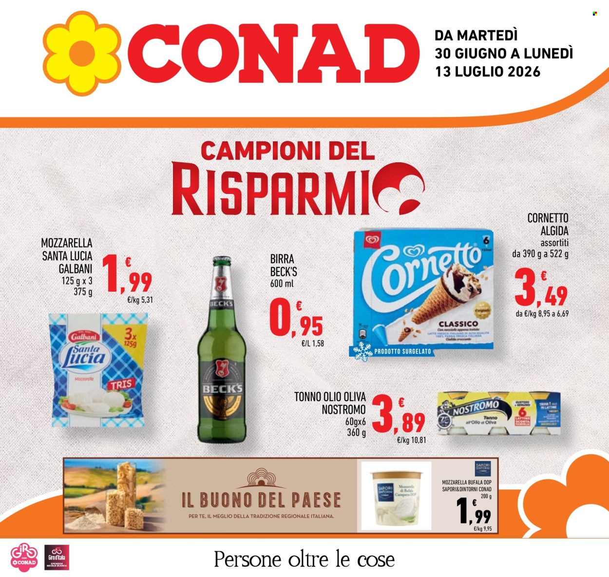 Volantino Conad - 30/6/2026 - 13/7/2026. Pagina 1