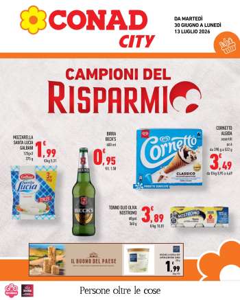 Volantino Conad - 30/6/2026 - 13/7/2026.