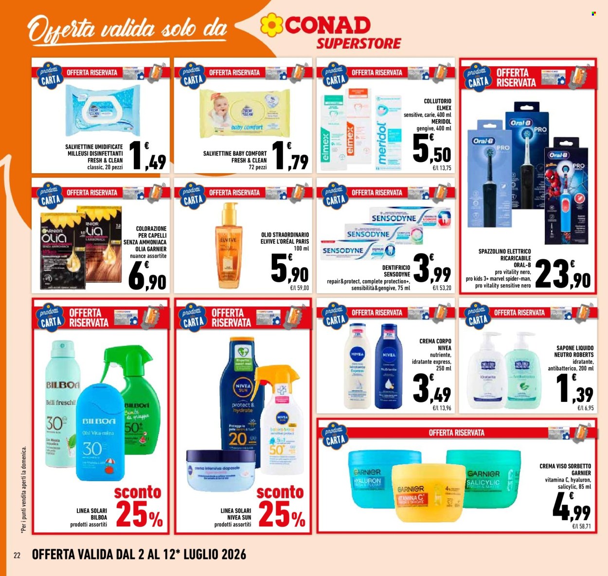 Volantino Conad Superstore - 2/7/2026 - 12/7/2026. Pagina 22