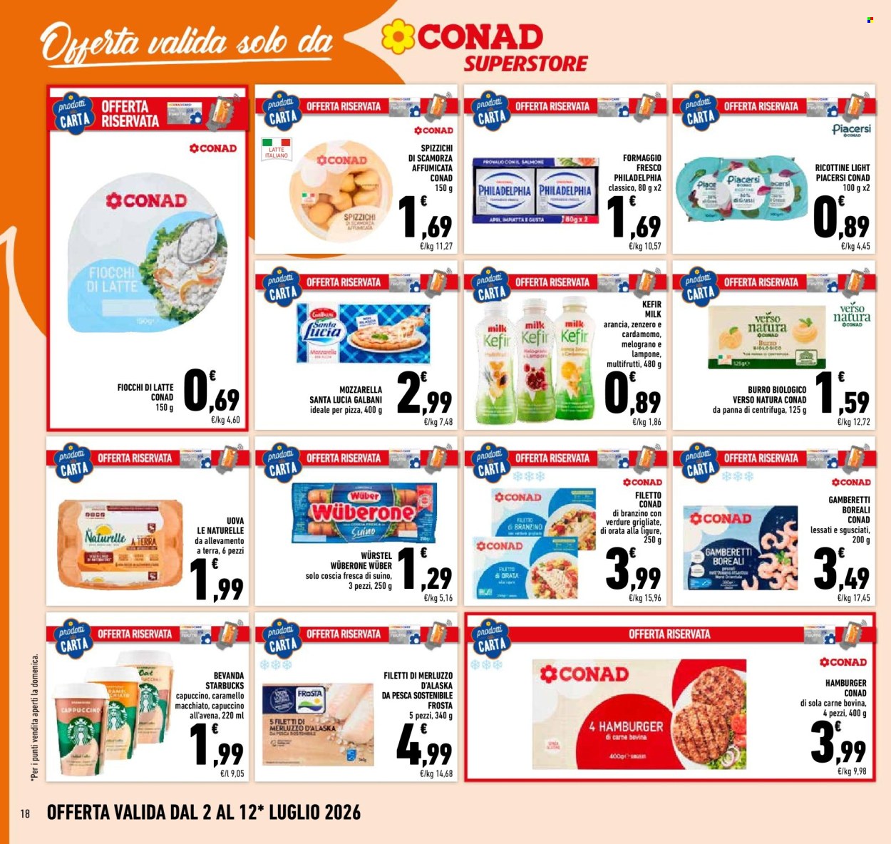 Volantino Conad Superstore - 2/7/2026 - 12/7/2026. Pagina 18