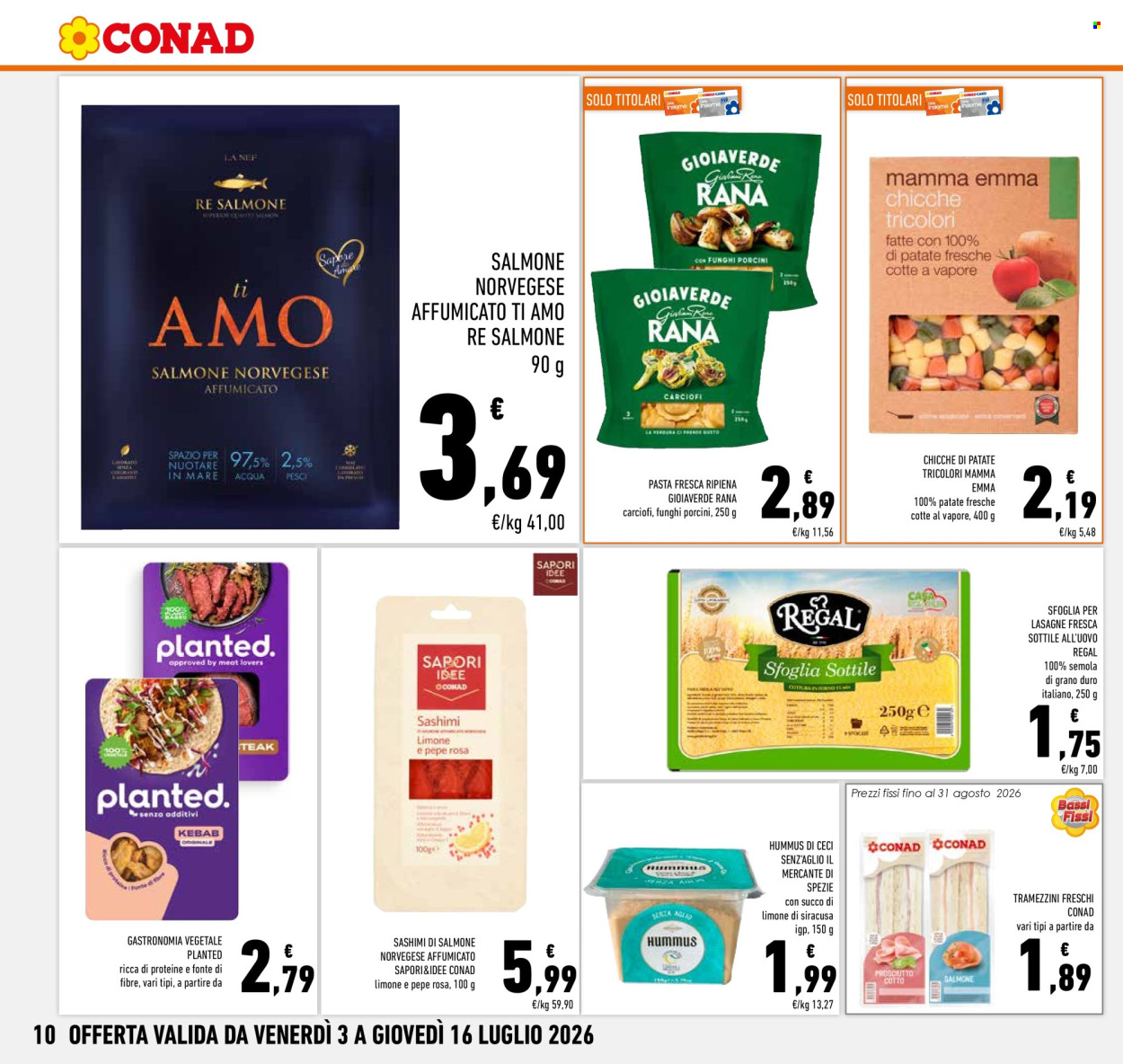 Volantino Conad - 3/7/2026 - 16/7/2026. Pagina 10