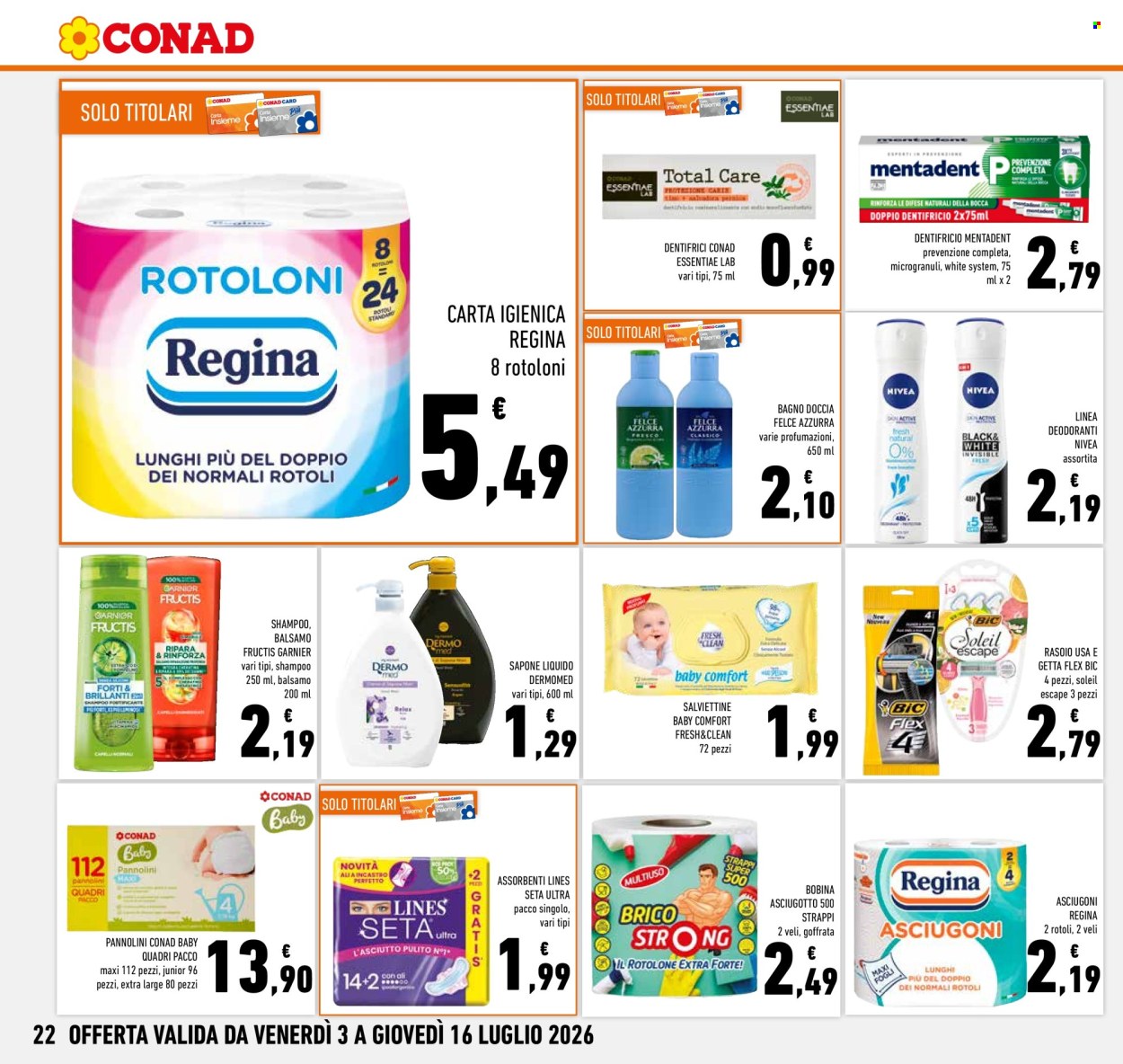 Volantino Conad - 3/7/2026 - 16/7/2026. Pagina 22