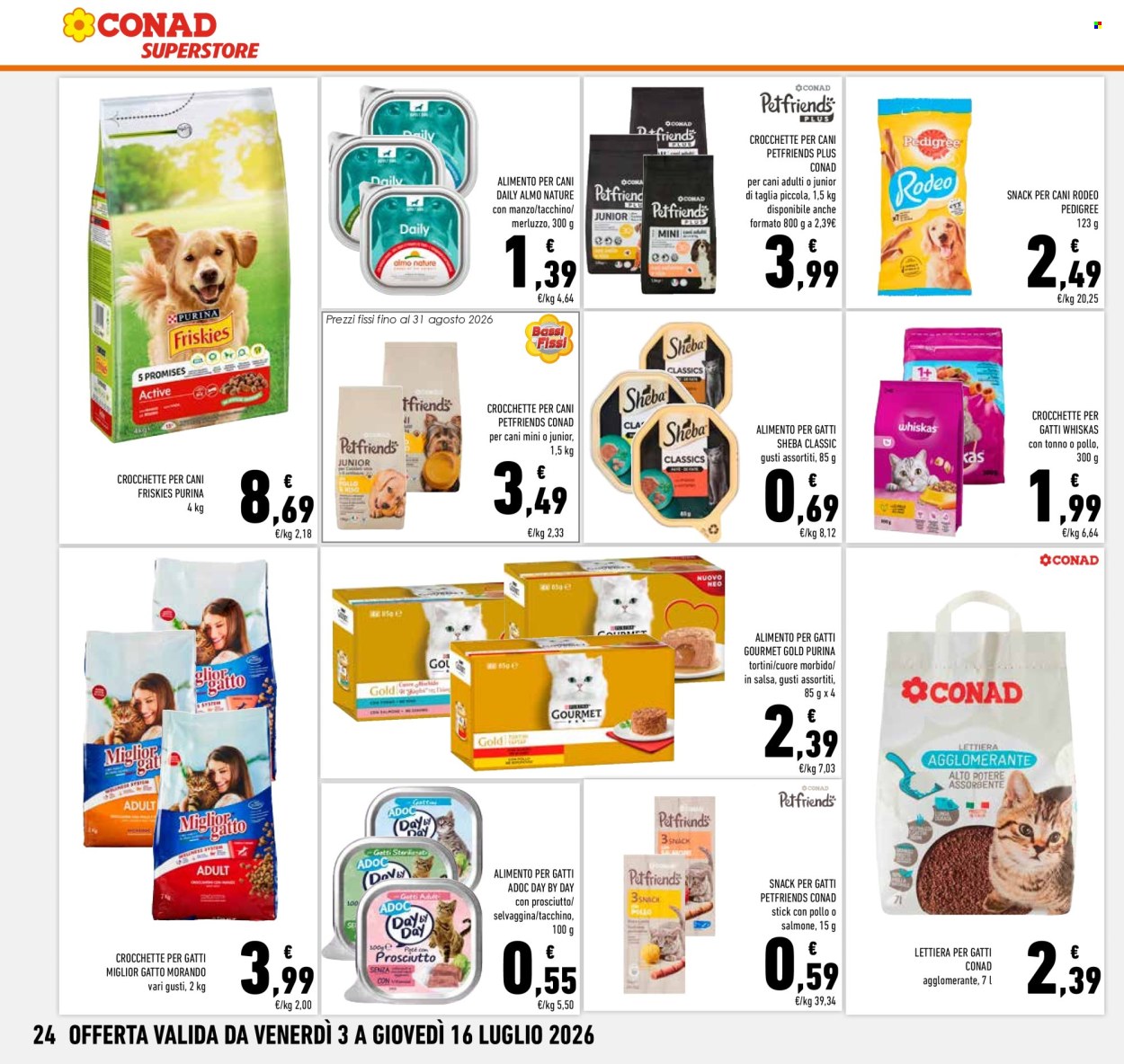 Volantino Conad Superstore - 3/7/2026 - 16/7/2026. Pagina 24