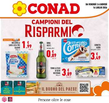 Volantino Conad - 3/7/2026 - 16/7/2026.